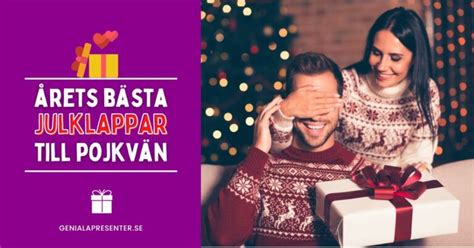 Julklappstips till pojkvän